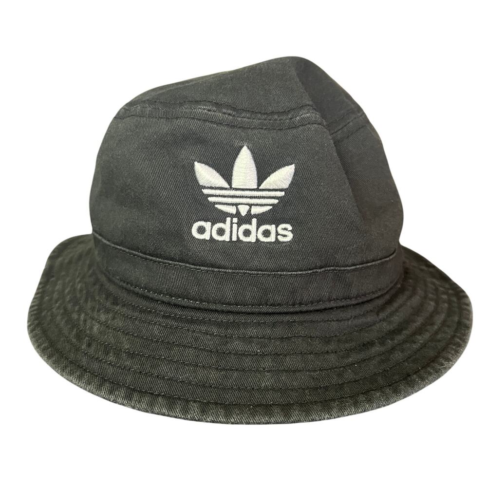 Adidas Originals Trefoil Black Bucket Hat OSFA